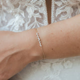 Diamantarmband Mila aus 14K Gold und runden Lab Grown Diamanten mit verschiedenen Größen.