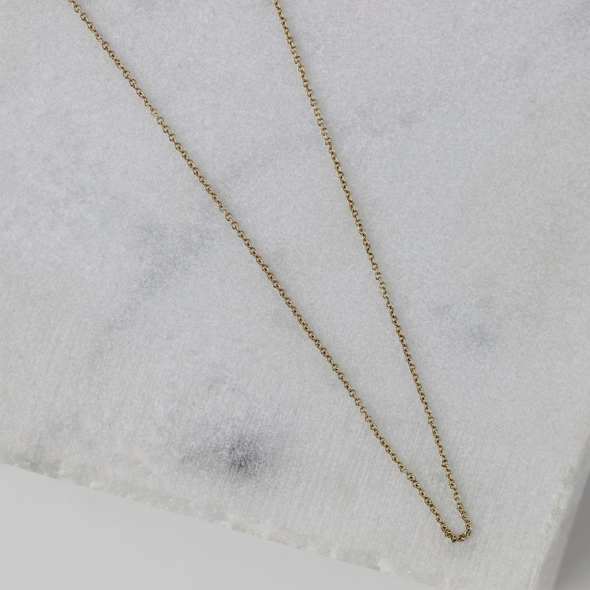 Filigrane Goldkette in 14K Echtgold.
