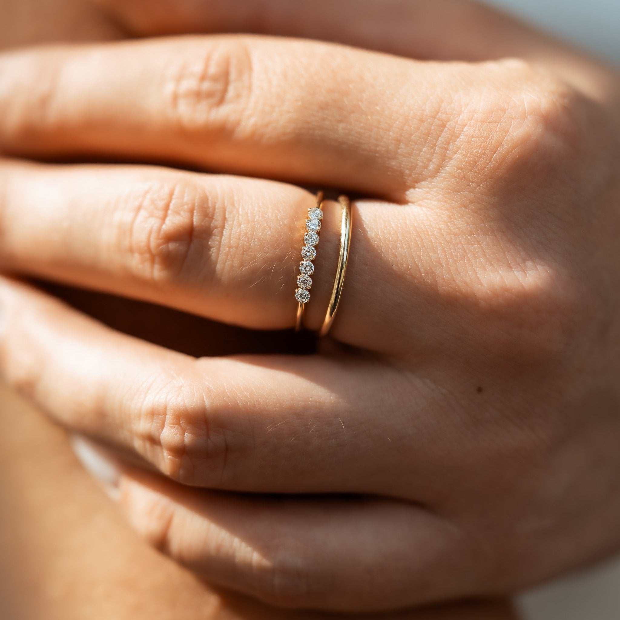 Stacking Ring in 585 Gold von Mooja Studio